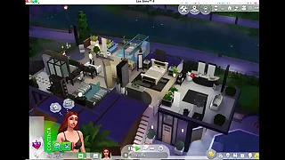 Sexy pelirroja y reci&eacute;n casado-Sims 4