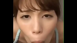 Asian girl lets me cum on her face during take effect